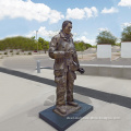 Popular Designs Bronze Life Size Western Figure Standing Man Statue